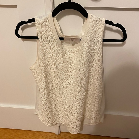 Ivory Lace Top - Picture 1 of 4